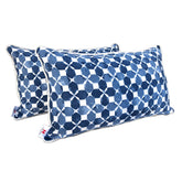 JMKaixin patio lumbar pillow 12x20 with soft PP cotton filling for outdoor comfort.