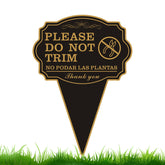 JMXINHANG double-sided yard sign with stake marks no trimming outdoors