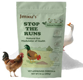 Jmxu's Chicken Gut Modulator bottle front, natural poplar extract for gut support.