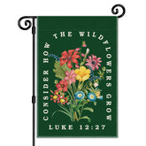 JMYROG garden flag front view, vibrant outdoor decor for curb appeal