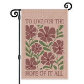 JMYROG garden flag double-sided design for outdoor display.