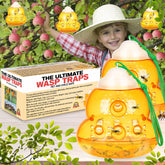 JNKNT Wasp Trap front view, easy-to-hang design for gardens and patios.