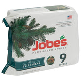 Jobe's evergreen spikes for dripline application support steady root nourishment and minimal runoff