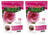 Jobe’s Organics Rose Fertilizer Spikes packaging, highlighting convenient at-root feeding for roses.