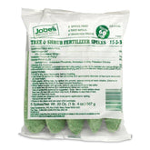 Jobe's Organics slow-release spikes pack ready for tree and shrub care around the dripline.
