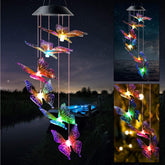 JOBOSI butterfly solar light for outdoors provides vibrant garden illumination.