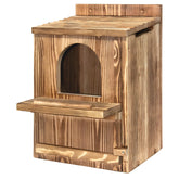 Jobsonslates large owl house front view highlights weatherproof design
