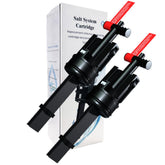 Joepoe salt system cartridge freshwater 2-pack for clean spa water