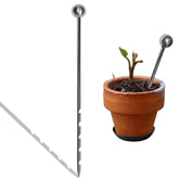 Joewuzun 10-inch soil probe with steel body for precise sampling
