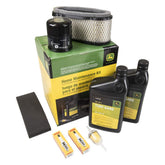 John Deere LG249 filter kit cover for convenient at-home mower maintenance.