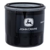 John Deere M806418 oil filter front view emphasizes accurate fit.