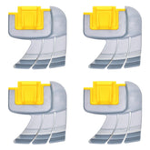 Jolaxy r0714400 cyclonic scrubbing brush front view, ideal for deep pool surface cleaning.