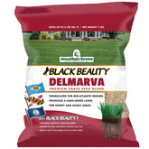 Jonathan Green Black Beauty Delmarva seed bag front view for region-specific lawn seeding