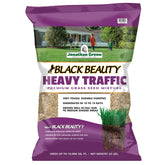 Jonathan Green Black Beauty Heavy Traffic seed bag front view for durable, high-traffic lawns