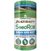 Jonathan Green Black Beauty SeedRoll mat unrolled on soil for rapid patching.