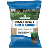 Jonathan Green Black Beauty Sun and Shade seed bag for versatile lawn planting.
