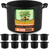 Jorvila thickened nonwoven grow bag with reinforced handles for easy transport