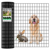 Jotesnew welded wire fencing 36in-100ft roll provides versatile garden protection.