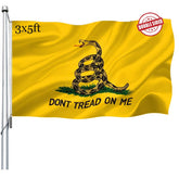 Joven dont tread on me flag 3x5 front view with double sided readability