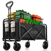 Joxir collapsible wagon folded for easy trunk storage and quick trips.