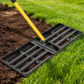 Joyhalo lawn leveling rake head and handle assembly for durable outdoor leveling.