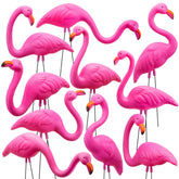 JOYIN pink flamingos yard stake adds tropical color to outdoor spaces