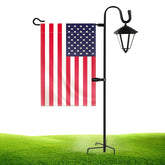 JOYSEUS garden flag holder base prongs for a stable outdoor display