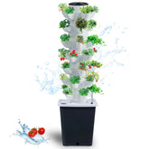 JPWDDWYT Hydroponics Tower assembly shows compact indoor garden for small spaces.