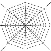 Jremreo 12ft 9-ring spider web stretched across a porch for dramatic Halloween display.