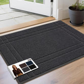 JSEI Entryway Rug 24x36 traps dirt and moisture for cleaner floors at the door.
