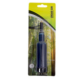JSIERLUOV mini grease gun demonstrates bar-nose lubrication for smoother chainsaw operation.