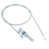 JTEYINH GW-9015 throttle lever cable close-up for precise throttle control during tilling.