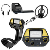 JUANGU metal detector with 8-inch coil for coins and gold.