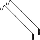 Juegoal 2-pack heavy duty deck hook 25-inch extended reach for bird feeders and planters