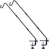 Juegoal deck hook closeup with non-slip clamp demonstrating secure railing attachment.