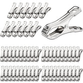 JULMELON garden clips in stainless steel close-up, emphasizing durability and reuse