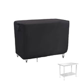 Jungda outdoor prep table cover protecting a 36x24 setup from dust and rain