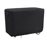 Jungda outdoor prep table cover fitted on a Royal Gourmet cart to guard against rain