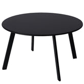 juserox Patio Coffee Table round top ideal for small balconies and cozy patios.