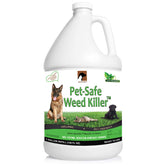 Just For Pets pet-safe weed killer spray bottle for safe outdoor use.