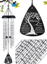 JUST FOR WIND bereavement wind chimes close-up design highlights craftsmanship and memorial meaning.