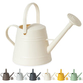 JUSUFU 1-gallon watering can with ergonomic movable handle for comfortable gardening.