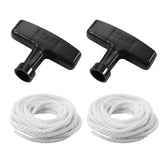 Jwodo pull rope 4.6 ft length and 5 mm diameter, durable replacement for outdoor engines.