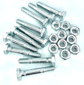 Jzenol shear pin and nut set for Ariens 532005, precise fit for reliable replacement.