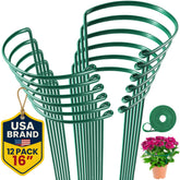 K-Brands 12-pack plant support stakes in box for sturdy, upright growth.