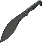 KA-BAR Kukri knife with black blade for rugged chopping tasks