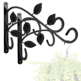 KABB 2pcs metal hanging hook brackets on wall support plants up to 60 lbs.