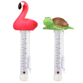 Kabuda flamingo design floating thermometer with easy pool readings