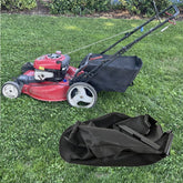 Kacarber grass bag for Husqvarna 429016; front view shows snug fit and sturdy construction
