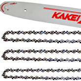 KAKEI 18-inch bar for smooth, controlled cuts.